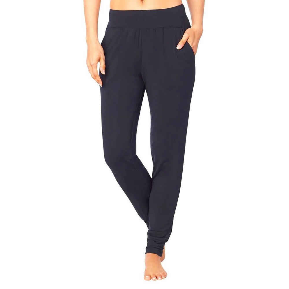 Cuddl Duds Softwear With Stretch Jogger Black Size Medium EUC